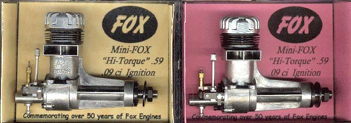 Fox .59 Replicas In .09 With & Without Case Letters