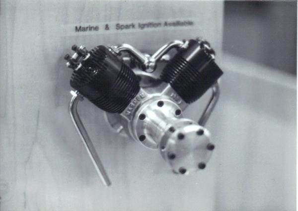 Magnum 1.82 V-twin Glow Four Stroke Toledo Expo Circa April 1982