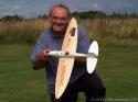 Dave Copeland of Aberystwyth with his Barton B Dalesman.
Flown at Barton by his team pilot Dave Roberts.
Barton 2006