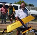 1955 Vintage Combat model from the Australian Nationals with builder and pilot Brian Burke